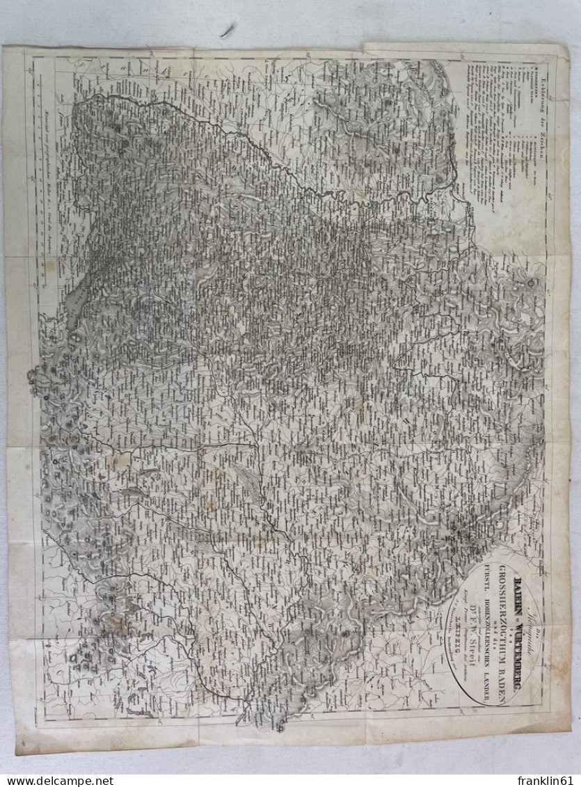 Die Königreiche Baiern U. Würtemberg, Das Grossherzogthum Baden Und Ide Fürstl. Hohenzollernschen Laender. - Mapas Topográficas