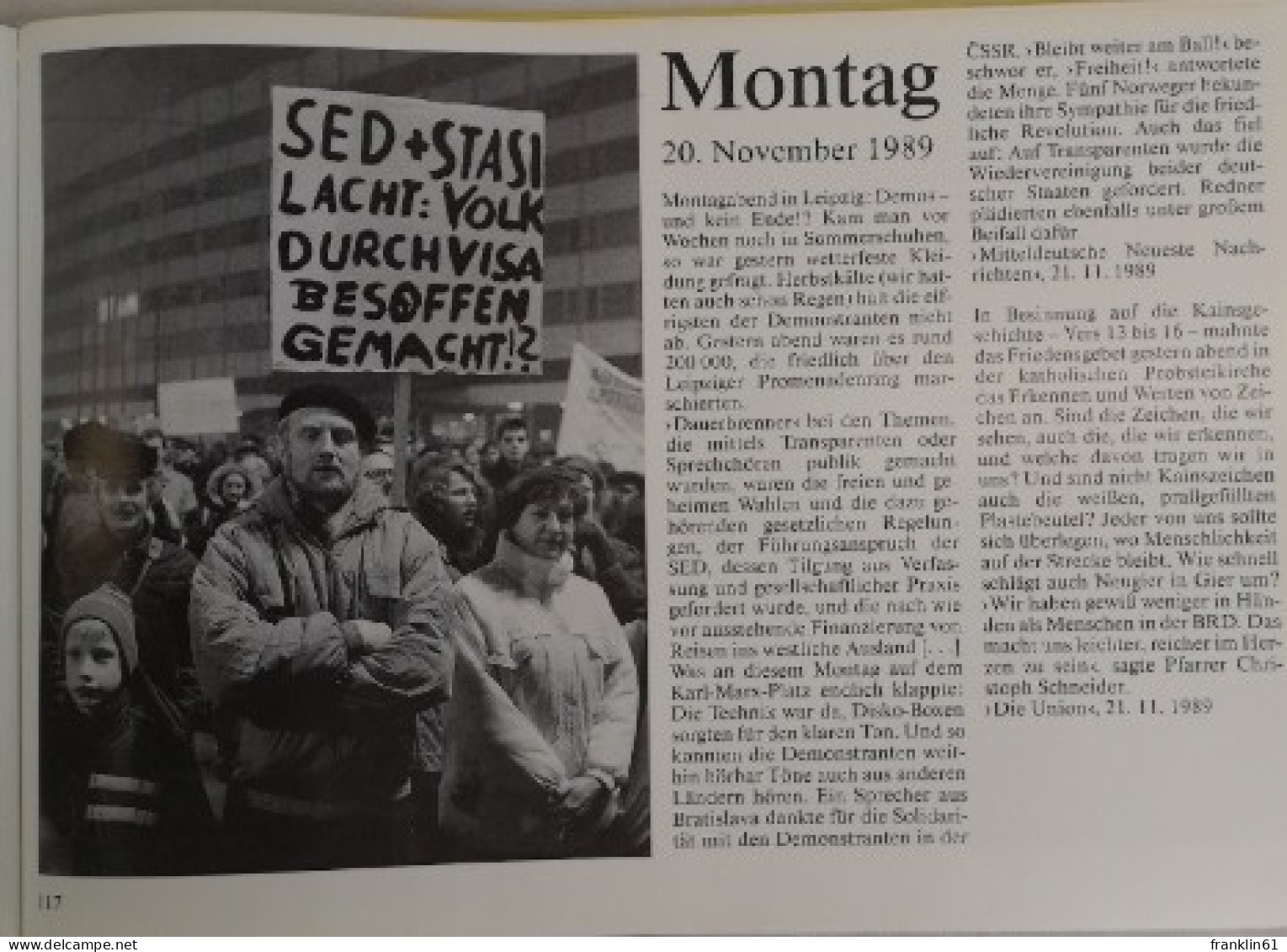 Leipziger Demontagebuch. Demo - Montag - Tagebuch - Demontage