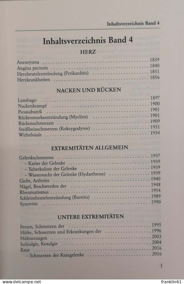 Homöopathische Therapeutika: Handbuch Der Klinischen Indikation. Bd. 4 - Health & Medecine