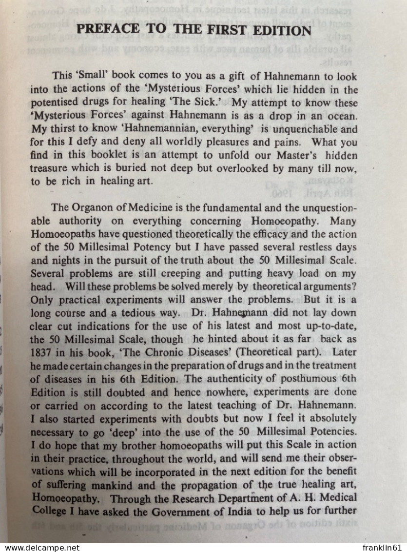 My Experiments With 50 Millesimal Scale Potencies. - Gezondheid & Medicijnen