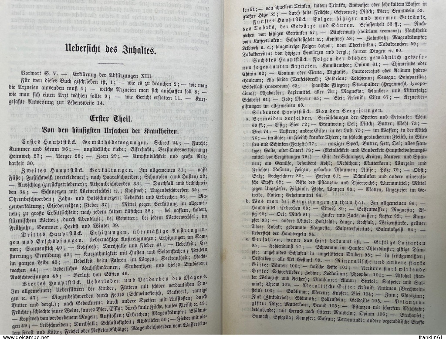 Constantin Hering's Homöopathischer Hausarzt. - Gezondheid & Medicijnen