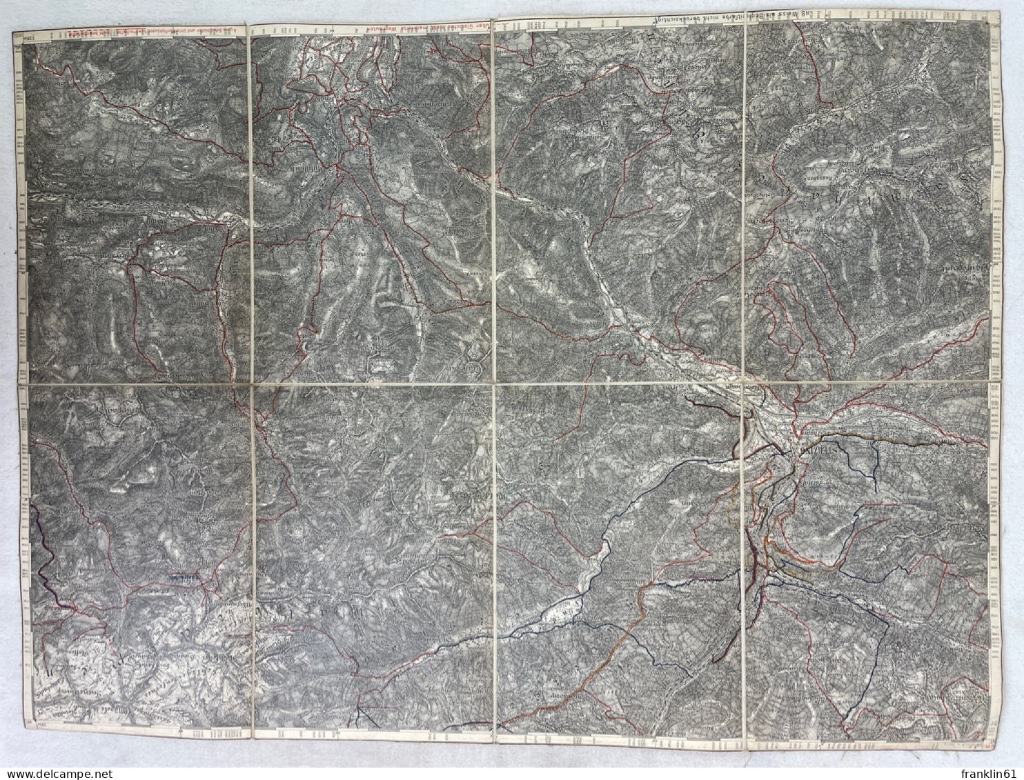 Sterzing Und Franzensfeste. Zone 18 Col. V. Maßstab 1 : 75 000. - Cartes Topographiques