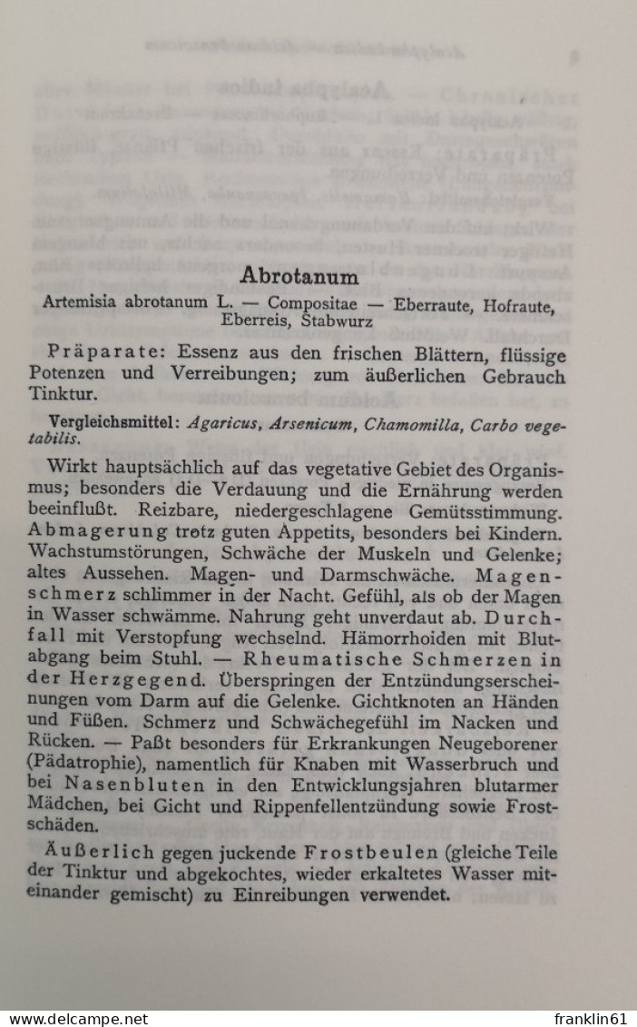 Homöopathische Arzneimittellehre Oder Kurzgefasste Beschreibung Der Gebräuchlichsten Homöopathischen Arznei - Health & Medecine