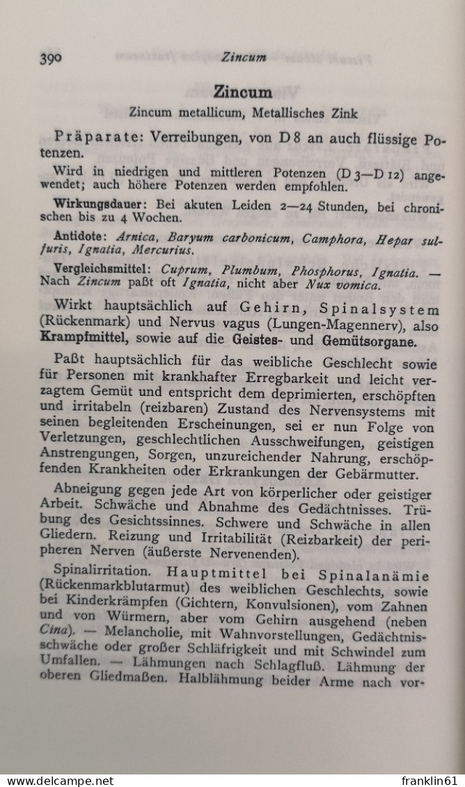 Homöopathische Arzneimittellehre Oder Kurzgefasste Beschreibung Der Gebräuchlichsten Homöopathischen Arznei - Salute & Medicina