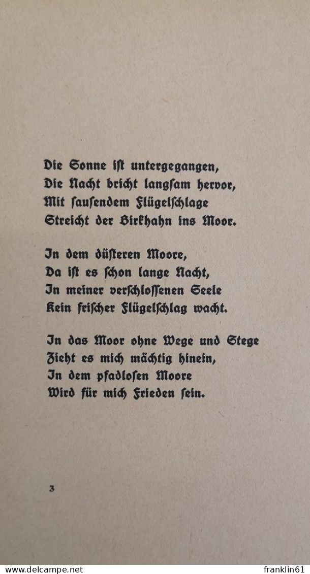 Mein Goldenes Buch. Lieder Von Hermann Löns. - Topographische Karten