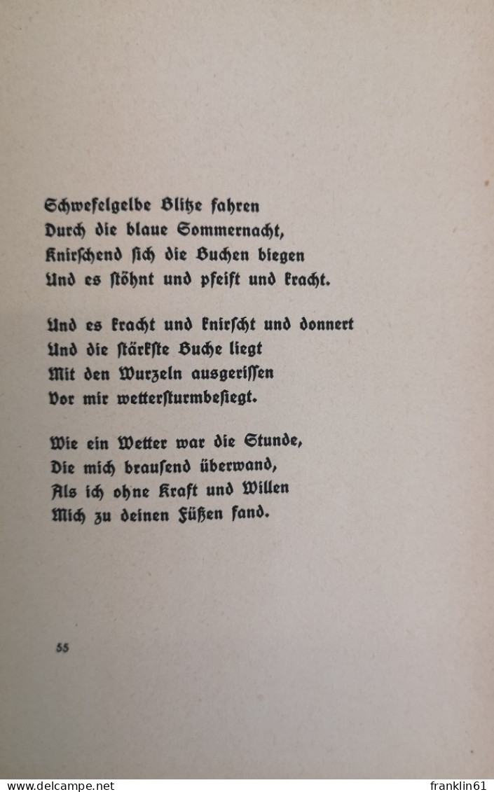 Mein Goldenes Buch. Lieder Von Hermann Löns. - Topographische Karten