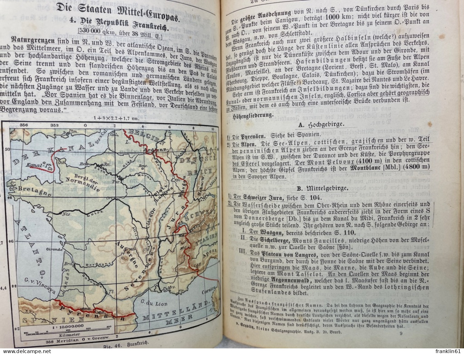 F.v.Sendlitzsche Georaphie in drei Ausgaben. Ausgabe B: Kleine Schul-Geographie.