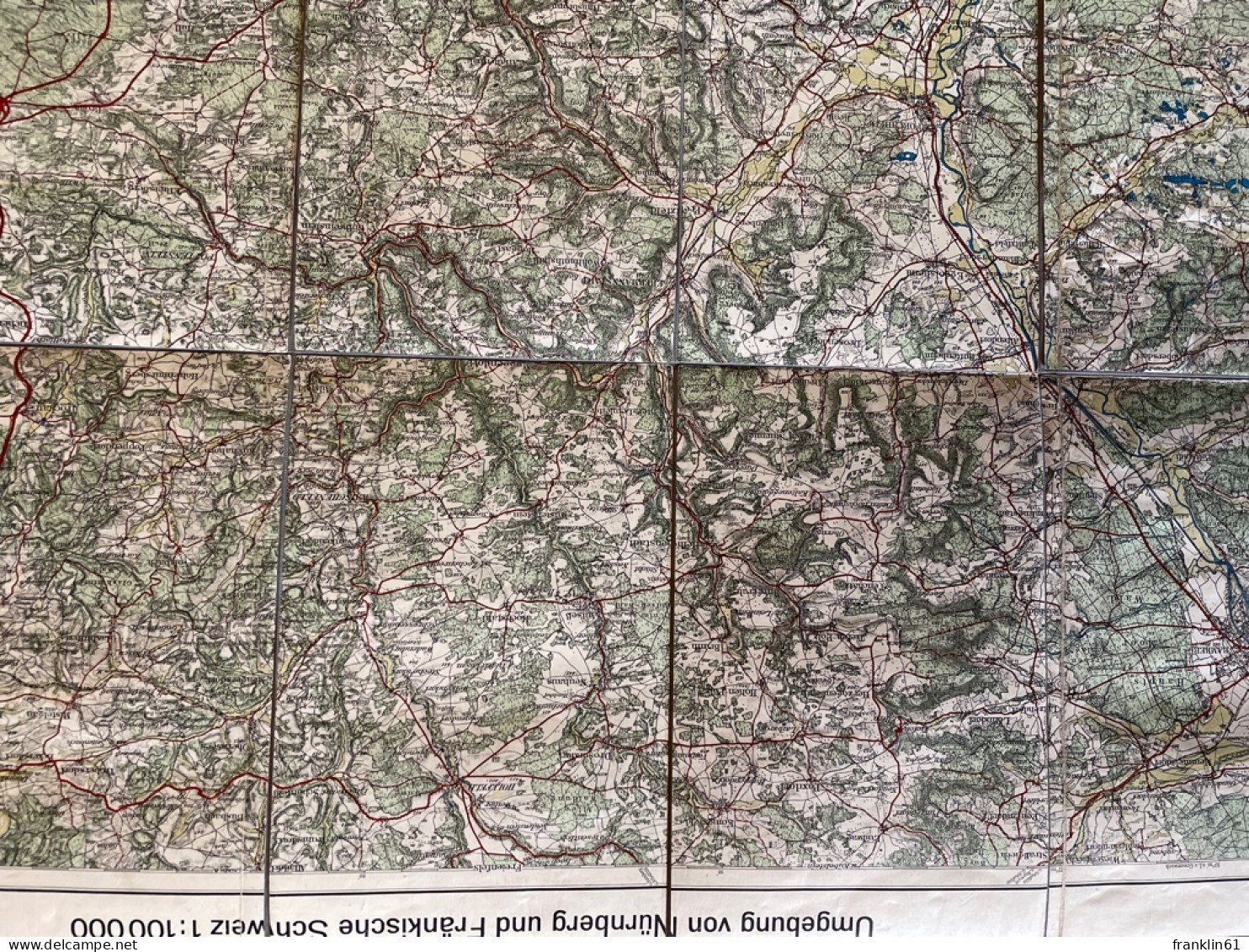 Umgebung Von Nürnberg Und Fränkische Schweiz 1 : 100 000. - Cartes Topographiques