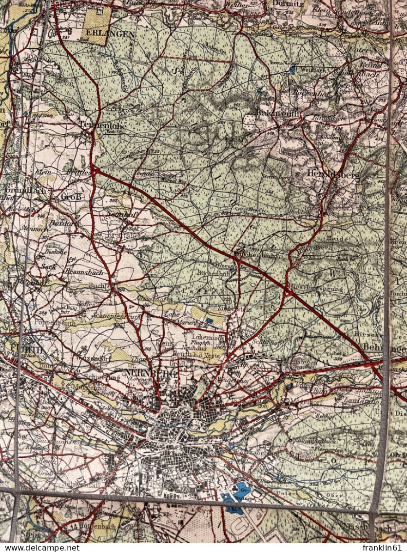 Umgebung Von Nürnberg Und Fränkische Schweiz 1 : 100 000. - Cartes Topographiques