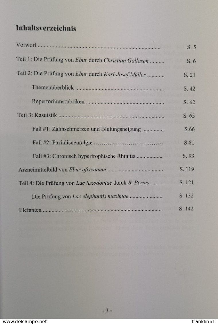 Ebur Africanum. Arzneimittelprüfungen Und Fälle. - Salute & Medicina