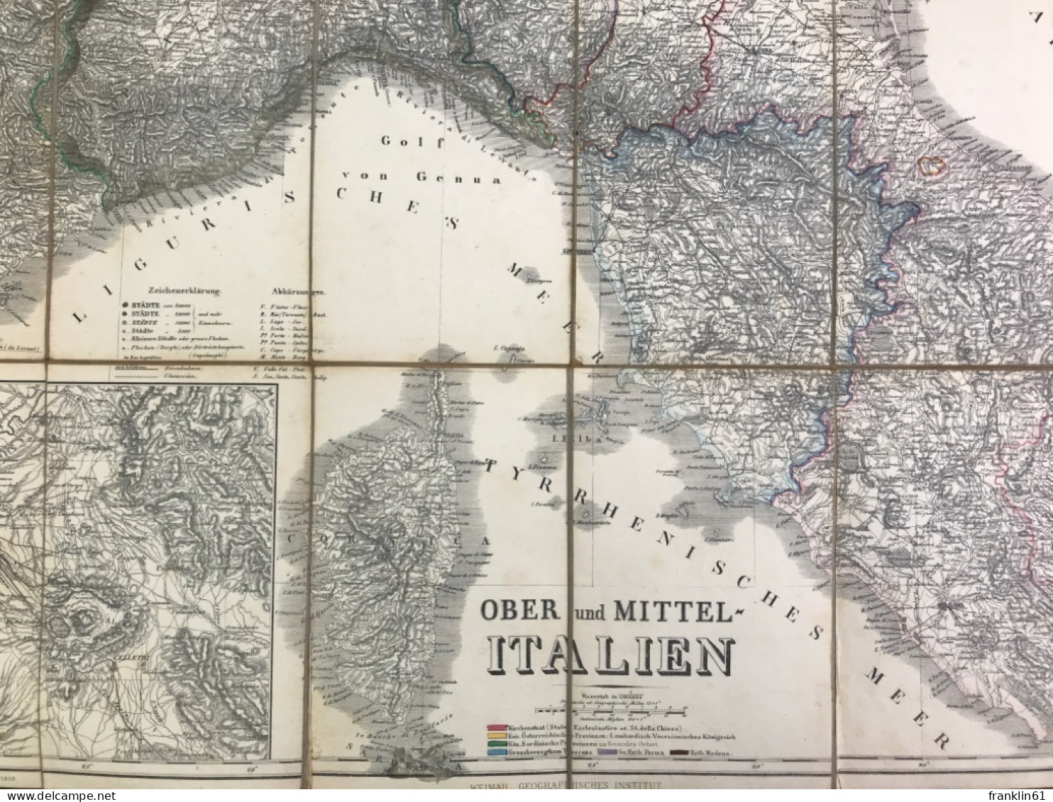 Italien. - Nord- Und Mittelitalien. - Cartes Topographiques