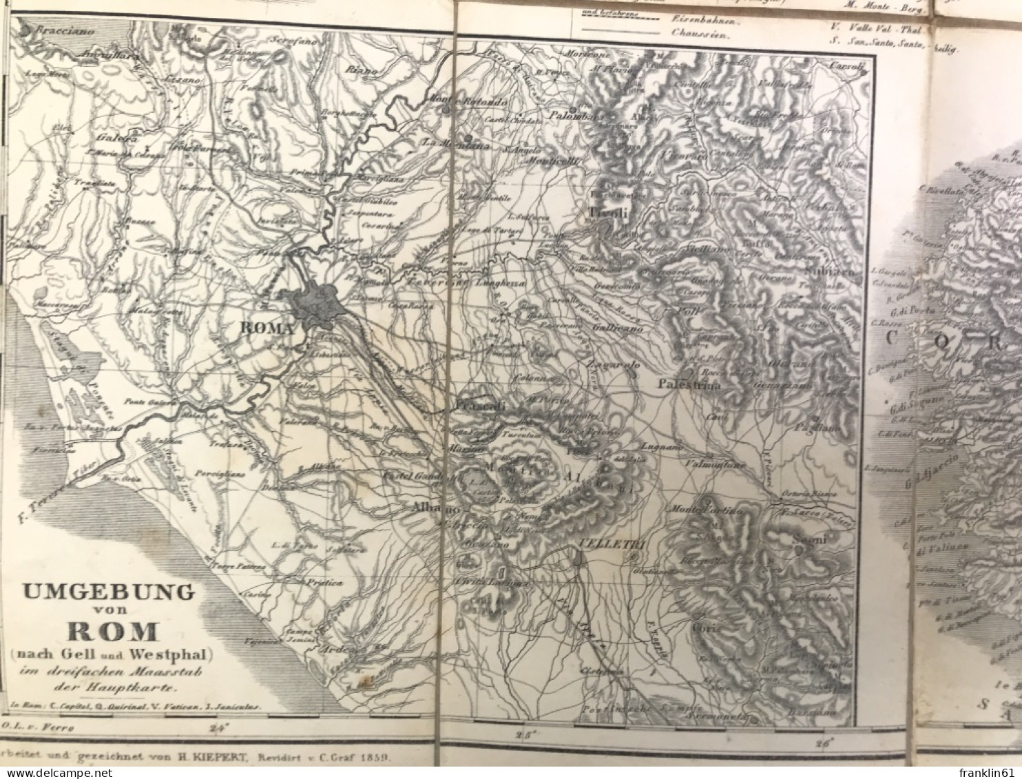 Italien. - Nord- Und Mittelitalien. - Cartes Topographiques