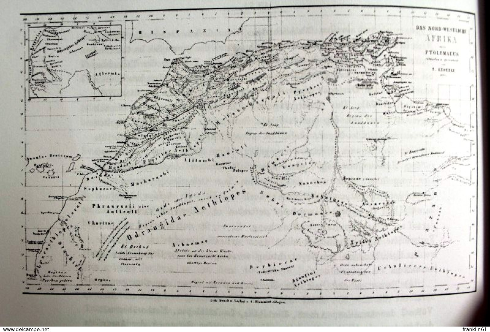 Der Niger Der Alten Und Andere ... Fragen Der Alten Geographie Afrika's - Topographical Maps