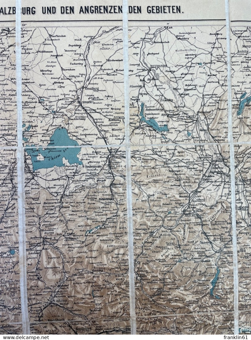Waltenberger's Special-Karte Vom Bayerischen Hochland, Nordtirol, Salzburg Und Den Angrenzenden Gebieten. - Cartes Topographiques