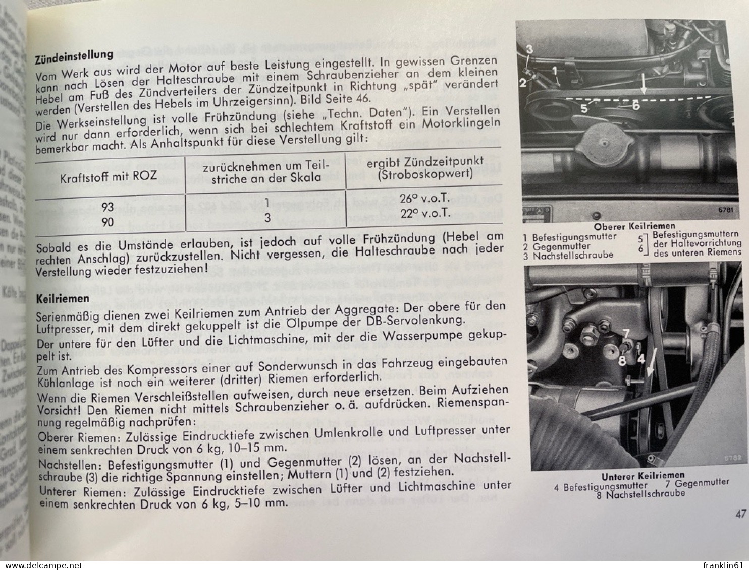 Mercedes-Benz 300 SE  Betriebsanleitung. - Transport