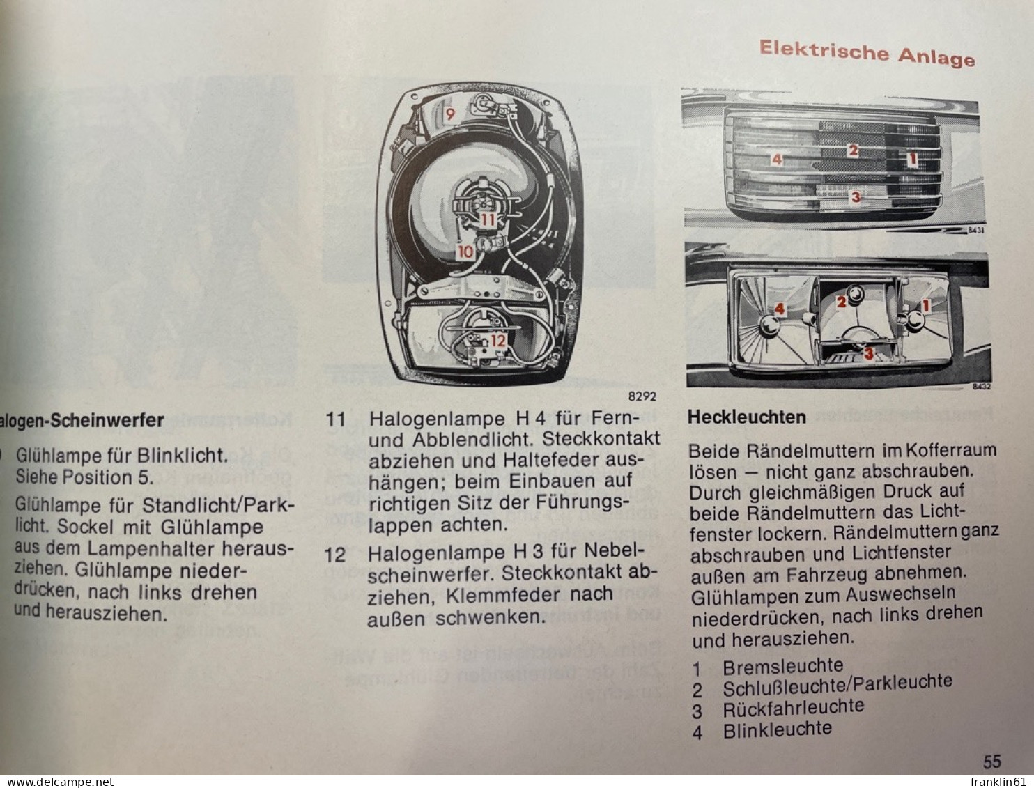 Bedienungsanleitung Mercedes-Benz 200, 230 (115). - Transports