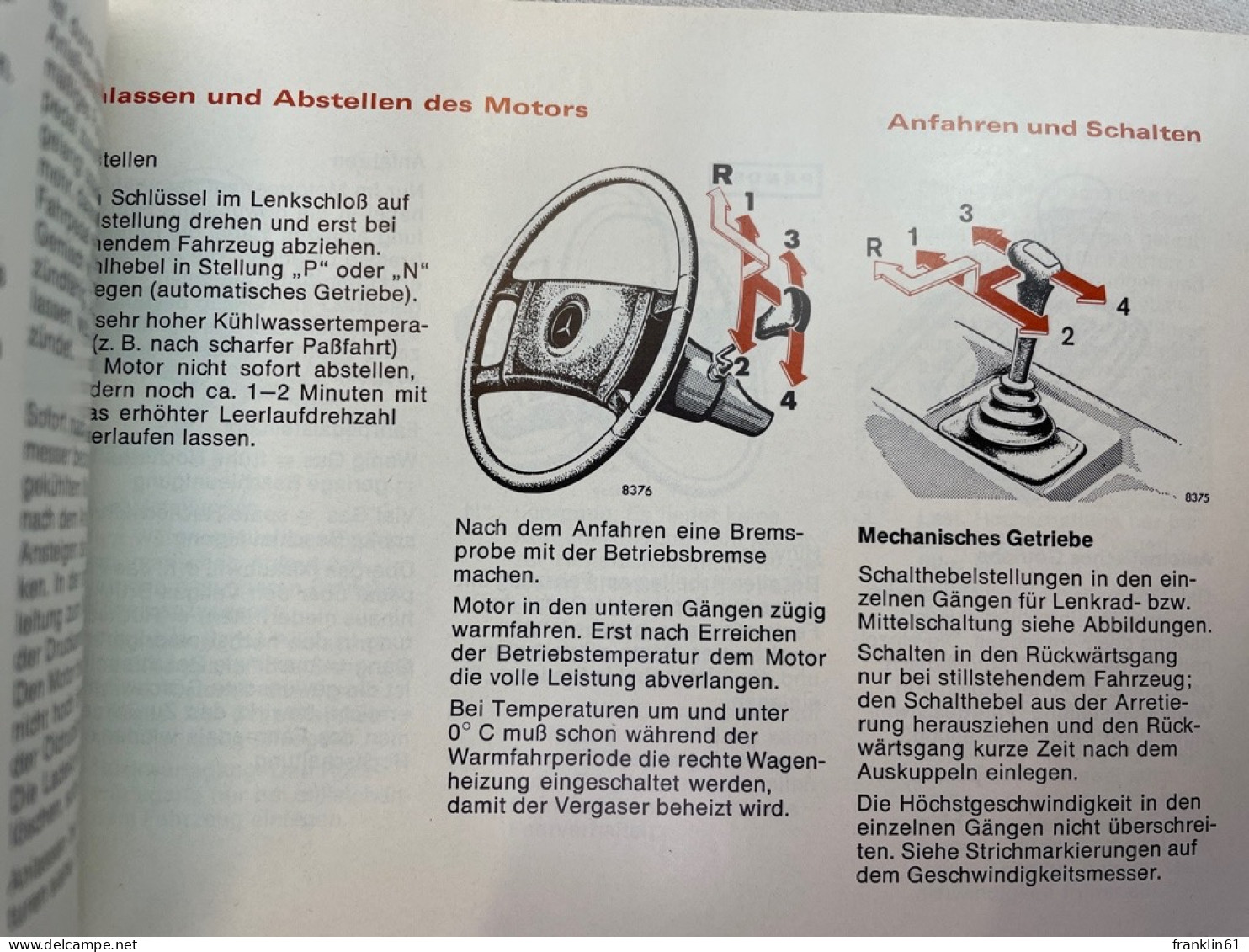 Bedienungsanleitung Mercedes-Benz 200, 230 (115).