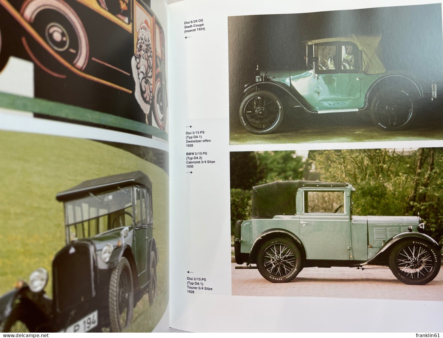 Alle BMW-Automobile 1928 - 1978 : Geschichte Und Typologie Der Marken Dixi Und BMW. - Transport