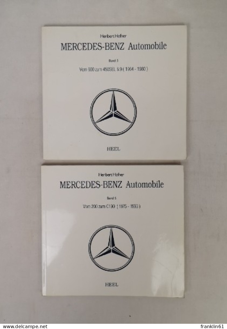 Mercedes-Benz-Automobile. Sechs Bände Im Schuber. - Trasporti