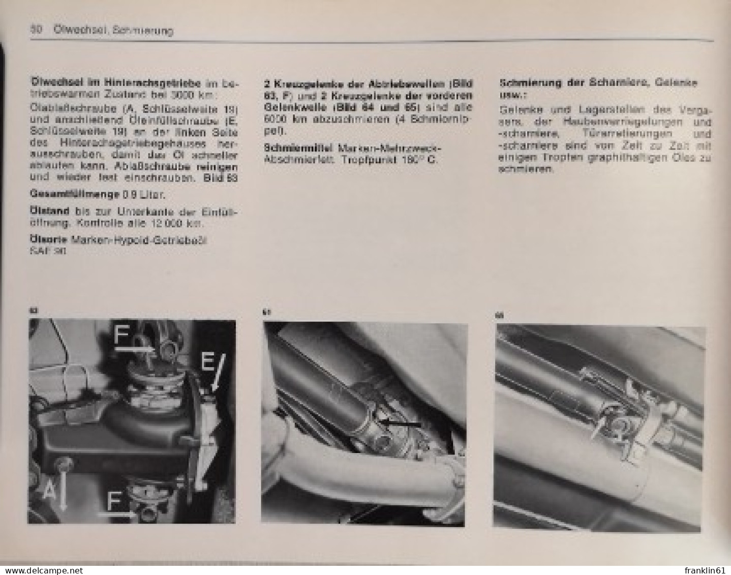 Betriebsanleitung BMW 2000.  Automatic. - Transport