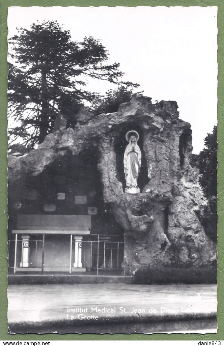 CPSM Vue Très Rare - BELGIQUE - LEUZE - INSTITUT  MÉDICAL SAINT JEAN DE DIEU - LA GROTTE - Leuze-en-Hainaut