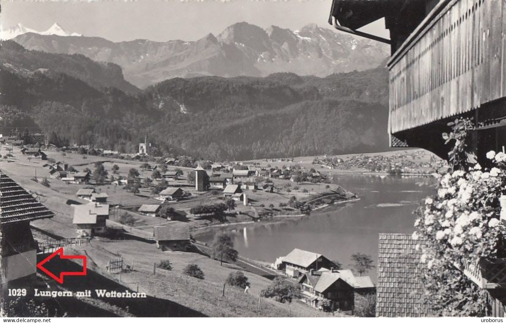 SWITZERLAND - Lungern Mit Wetterhorn 1966 - Lungern