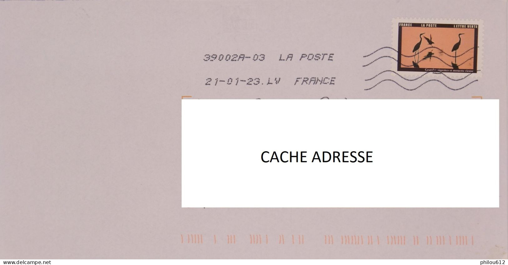 Adhésif Grande Aigrette Et Mouette - 2023 - Covers & Documents