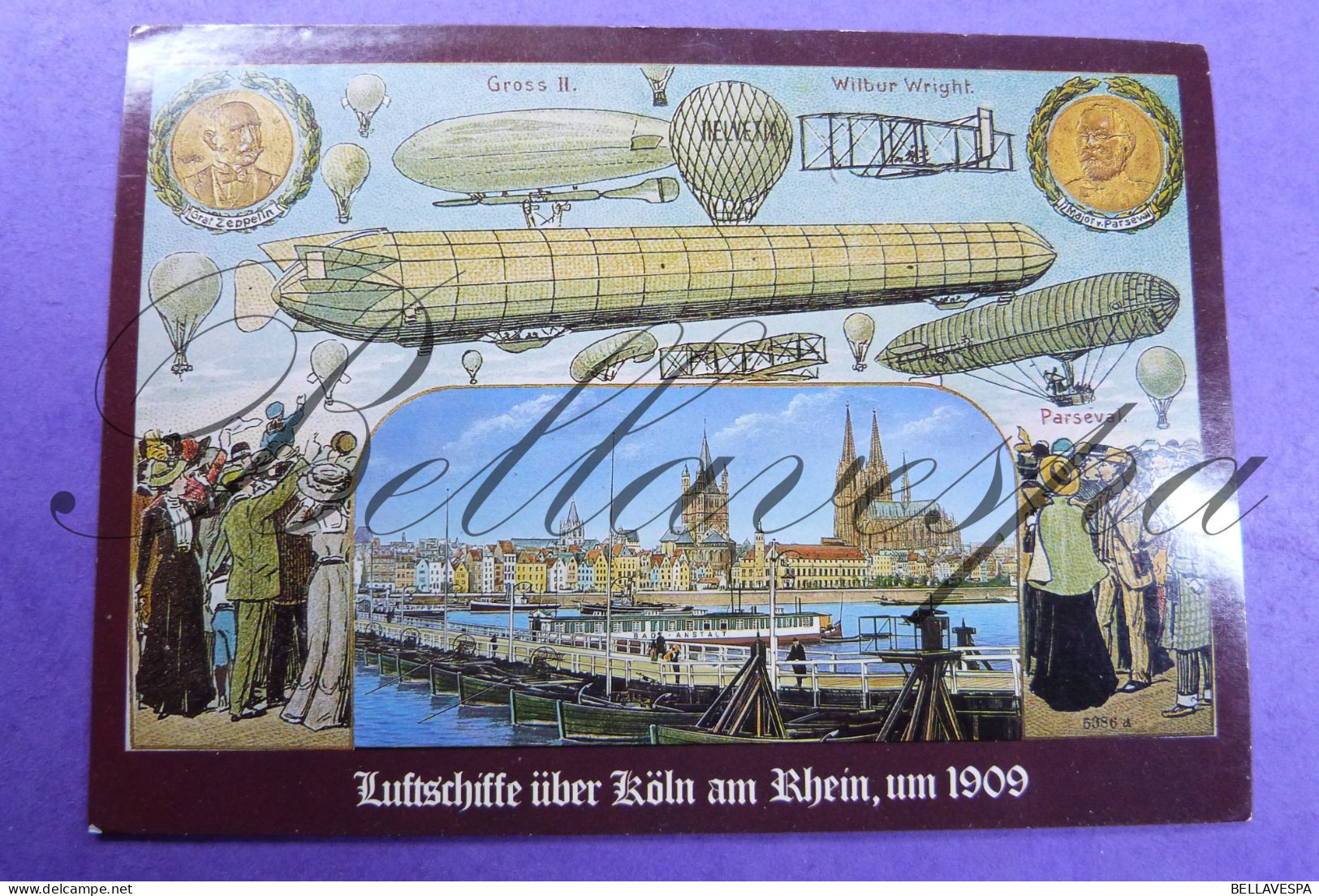 Luftschif Zeppelin 4-06-1983 Köln LUPOSTA '83 Luftshiffe - Dirigeables