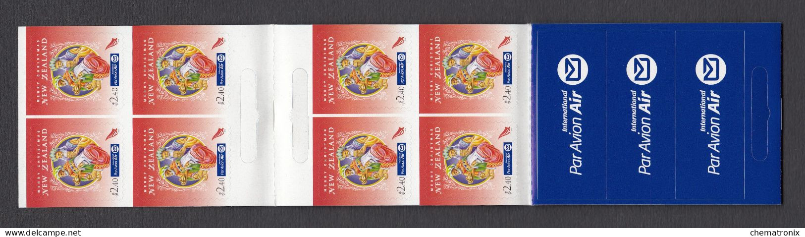 New Zealand 2012 - Christmas - Self-Adhesive Booklet - MNH ** - Carnets