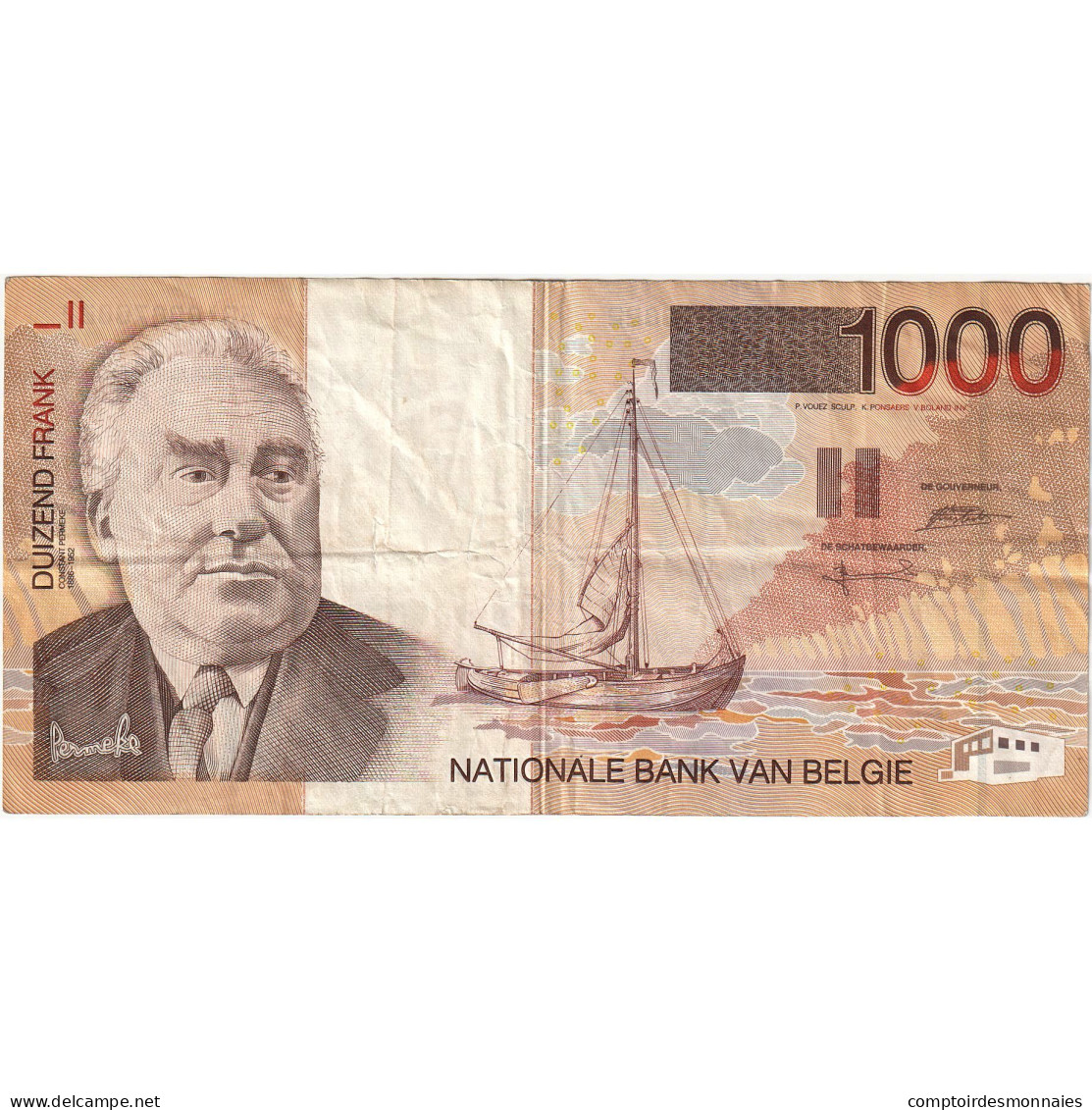 Billet, Belgique, 1000 Francs, 1997, KM:150, TTB - 1000 Francs