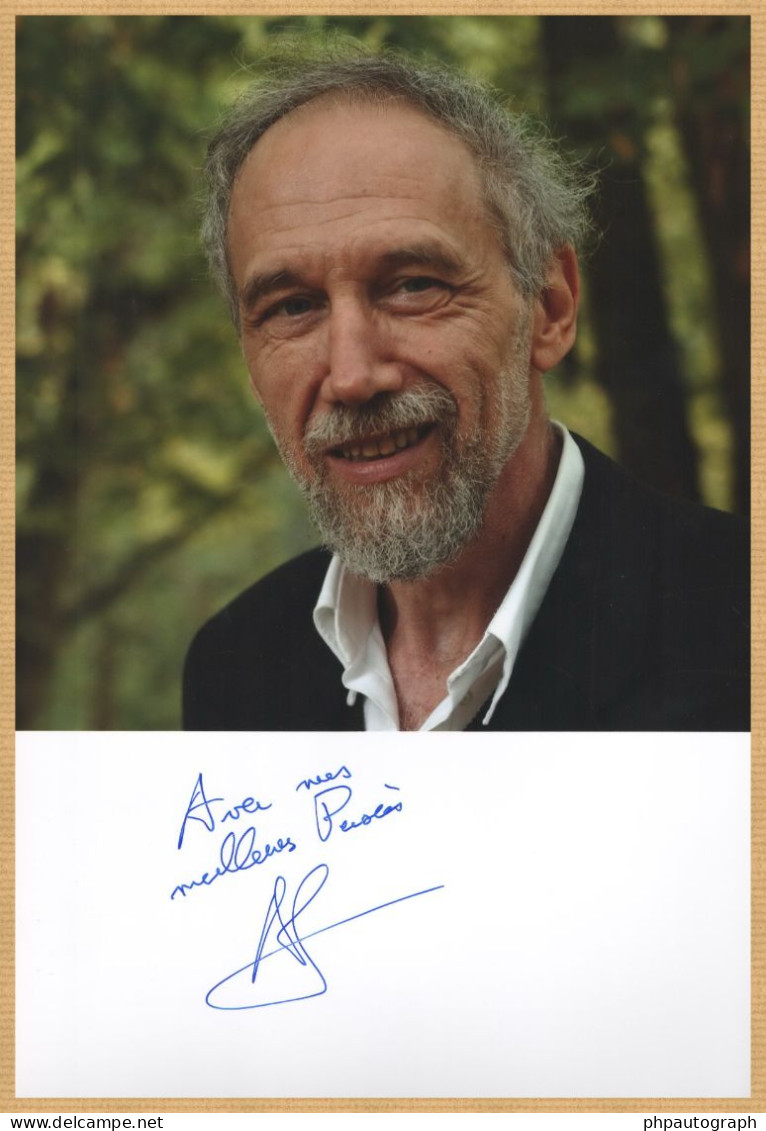 Alain Connes - French Mathematician - Rare Signed Photo - 2008 - Fields Medal - Uitvinders En Wetenschappers