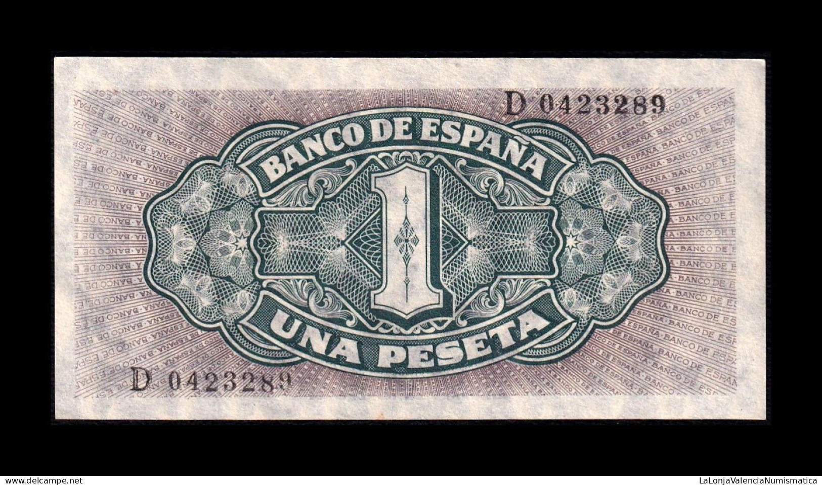 España Spain 1 Peseta Carabela 1940 Pick 122 Serie D Sc Unc - 1-2 Peseten