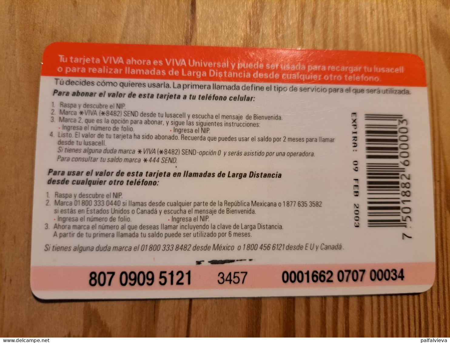 Prepaid Phonecard USA, IUSAcell, VIVA Universal - Other & Unclassified