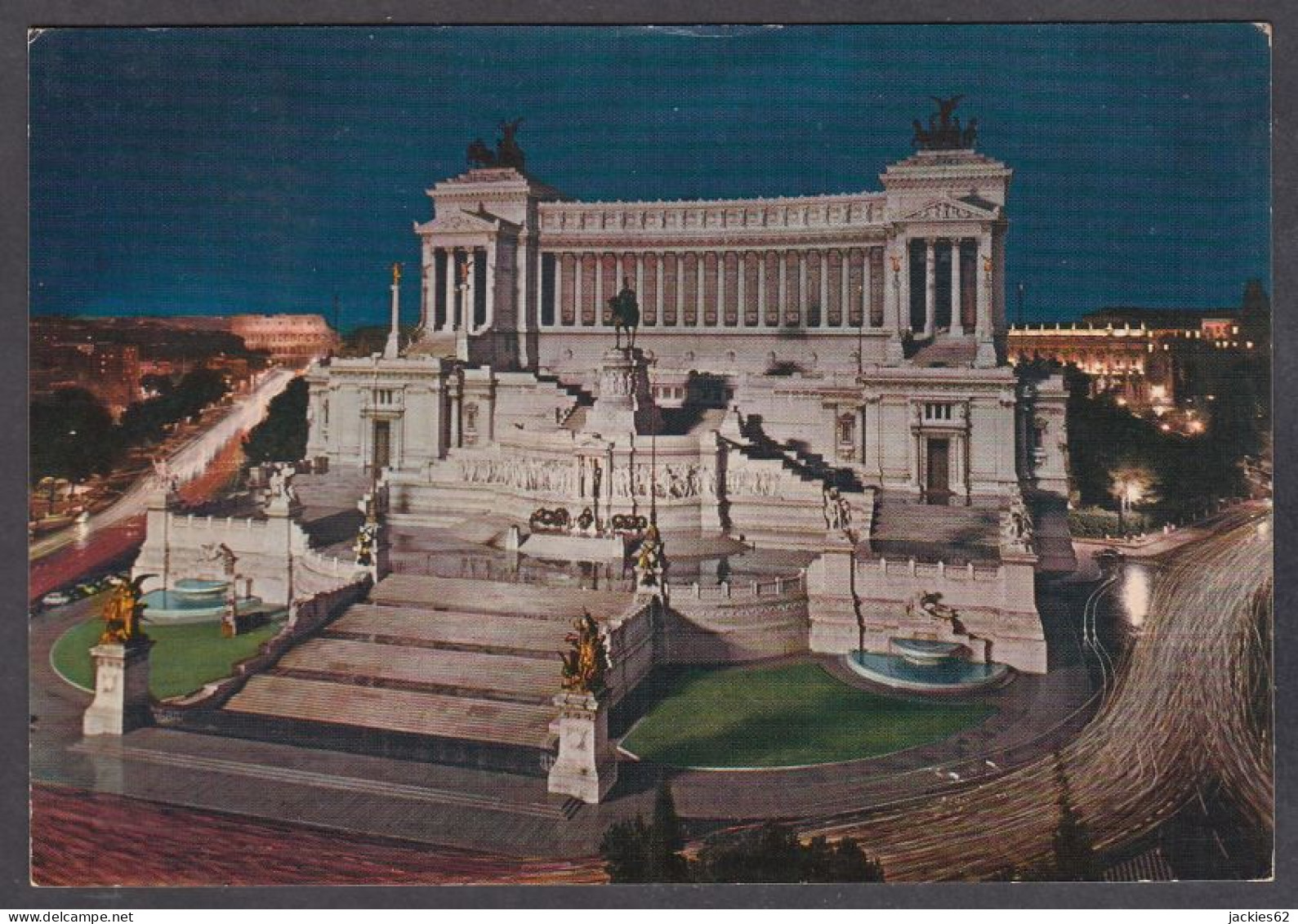 126624/ ROMA Di Notte, Piazza Venezia E Monumento A Vittorio Emanuele II  - Altare Della Patria