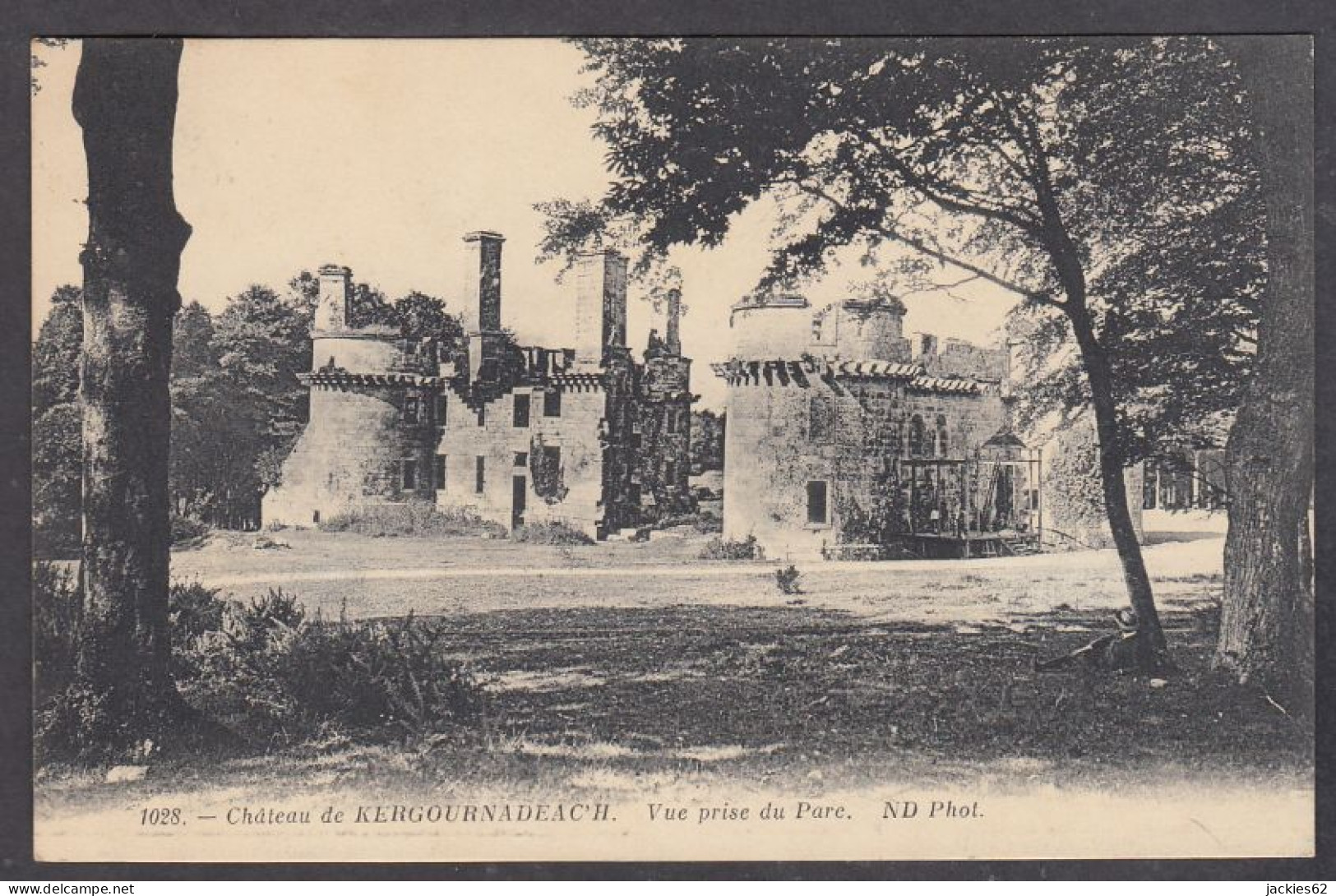 125410/ CLÉDER, Château De Kergournadeac'h, Vue Prise Du Parc - Cléder