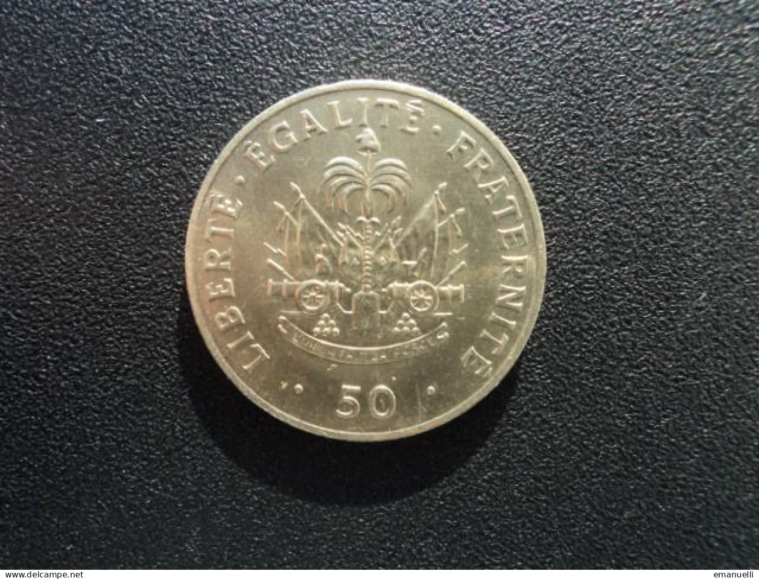 RÉPUBLIQUE D' HAÏTI * : 50 CENTIMES   1991    KM 153     NON CIRCULÉE - Haití