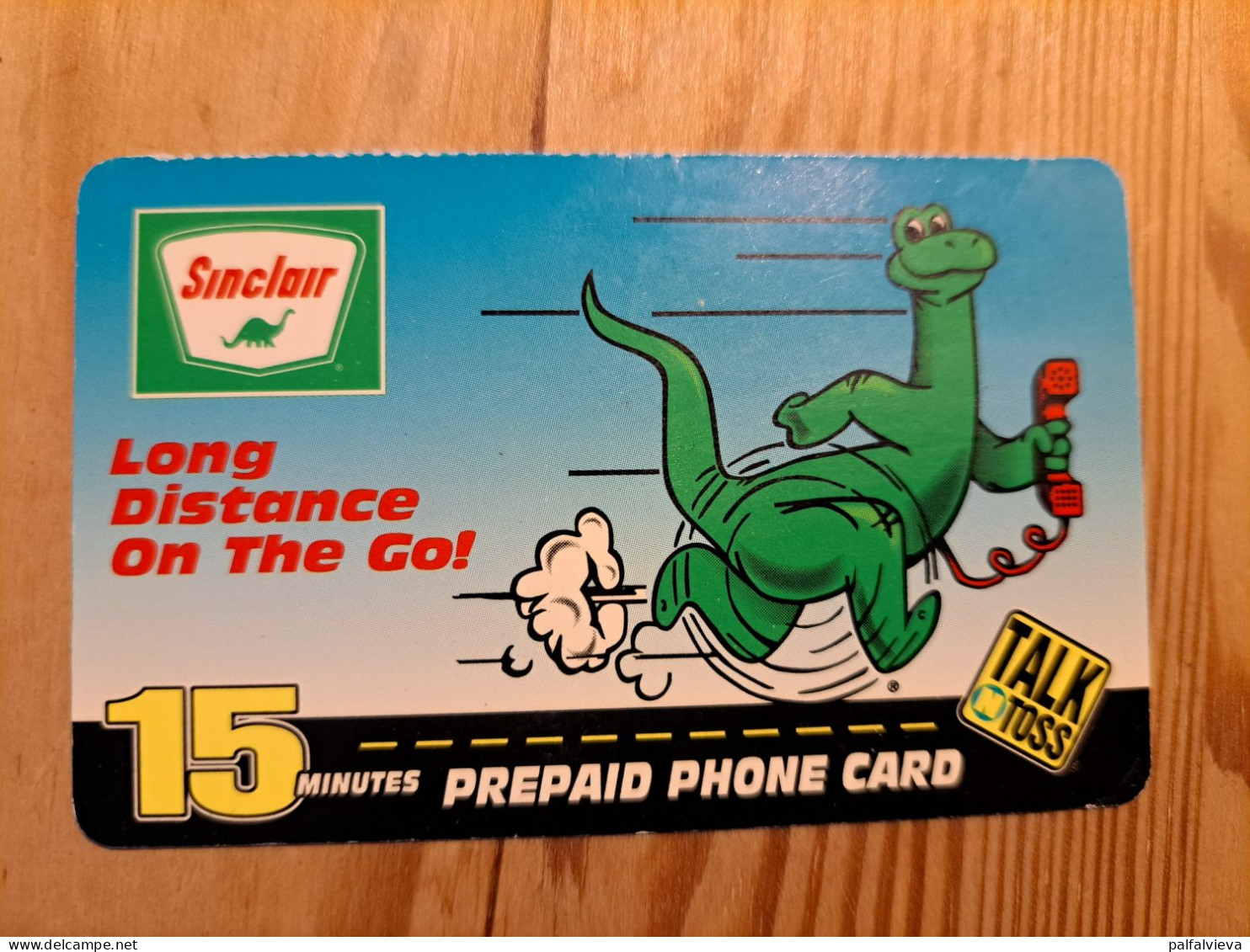 Prepaid Phonecard USA, Sinclair, Talk 'n Toss - Dinosaur - Other & Unclassified
