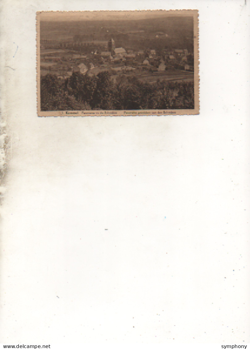 Belgique - CPA - KEMMEL HEUVELLAND -  Panorama Vu Du Belvédère - 1936 - Scan Du Verso - - Heuvelland