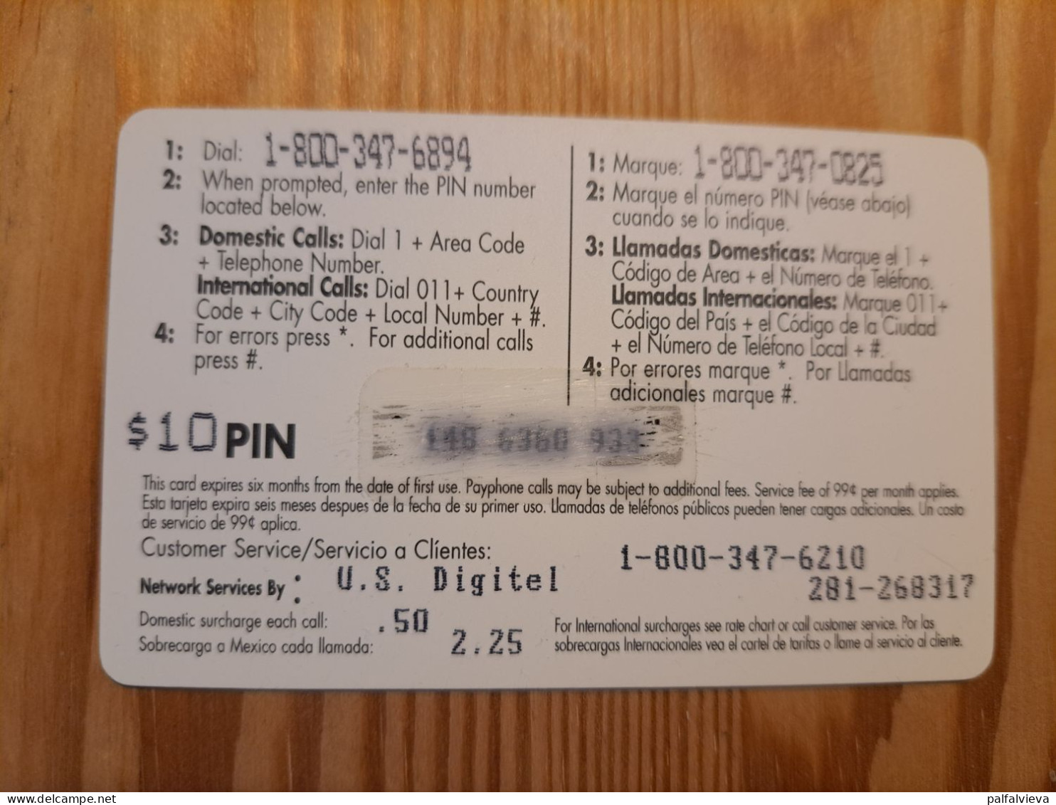 Prepaid Phonecard USA, U.S.MEX - Flag, Mexico - Autres & Non Classés