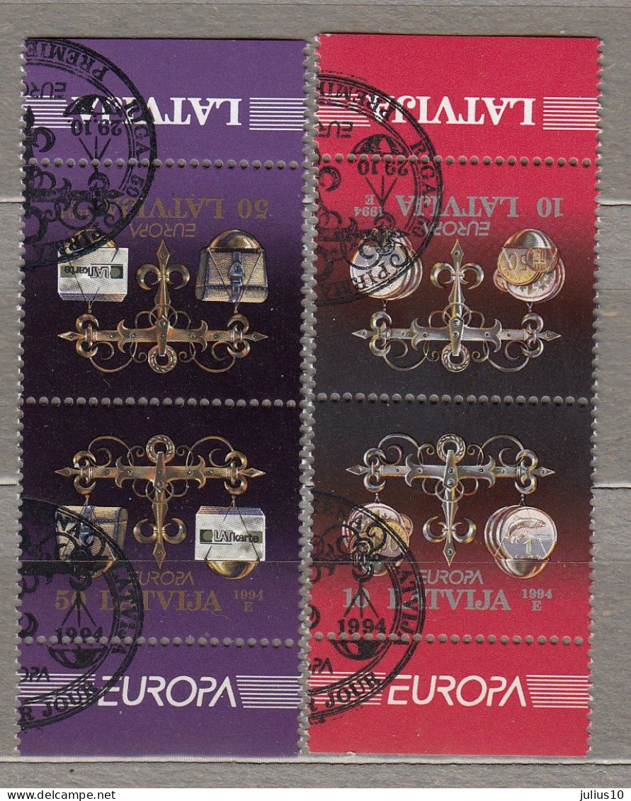 LATVIA 1994 EUROPA CEPT Used(o) Mi 376-377 #Lv148 - 1994
