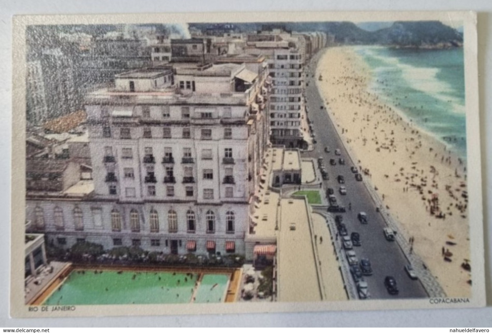 Carta Postale Non Circulée - Brasil - RIO DE JANEIRO - Vista Panorãmica PRAIA DE COPACABANA - Copacabana