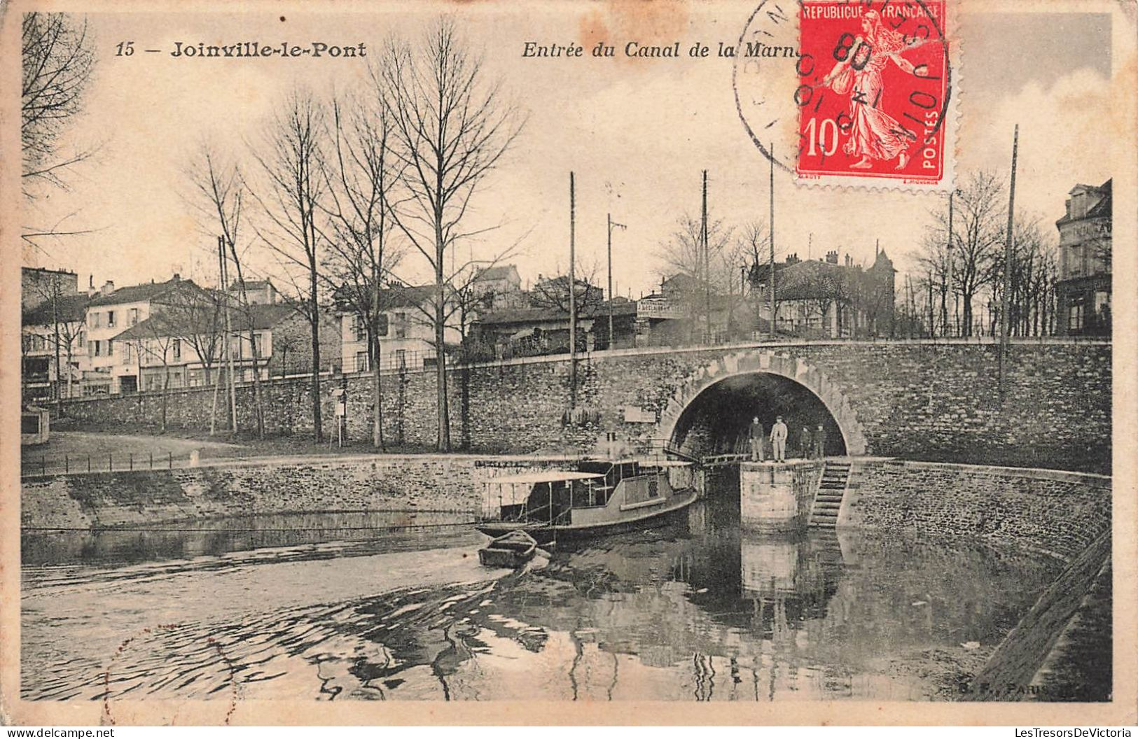 FRANCE - Joinville Le Pont - Entrée Du Canal De La Marne - Carte Postale Ancienne - Joinville Le Pont