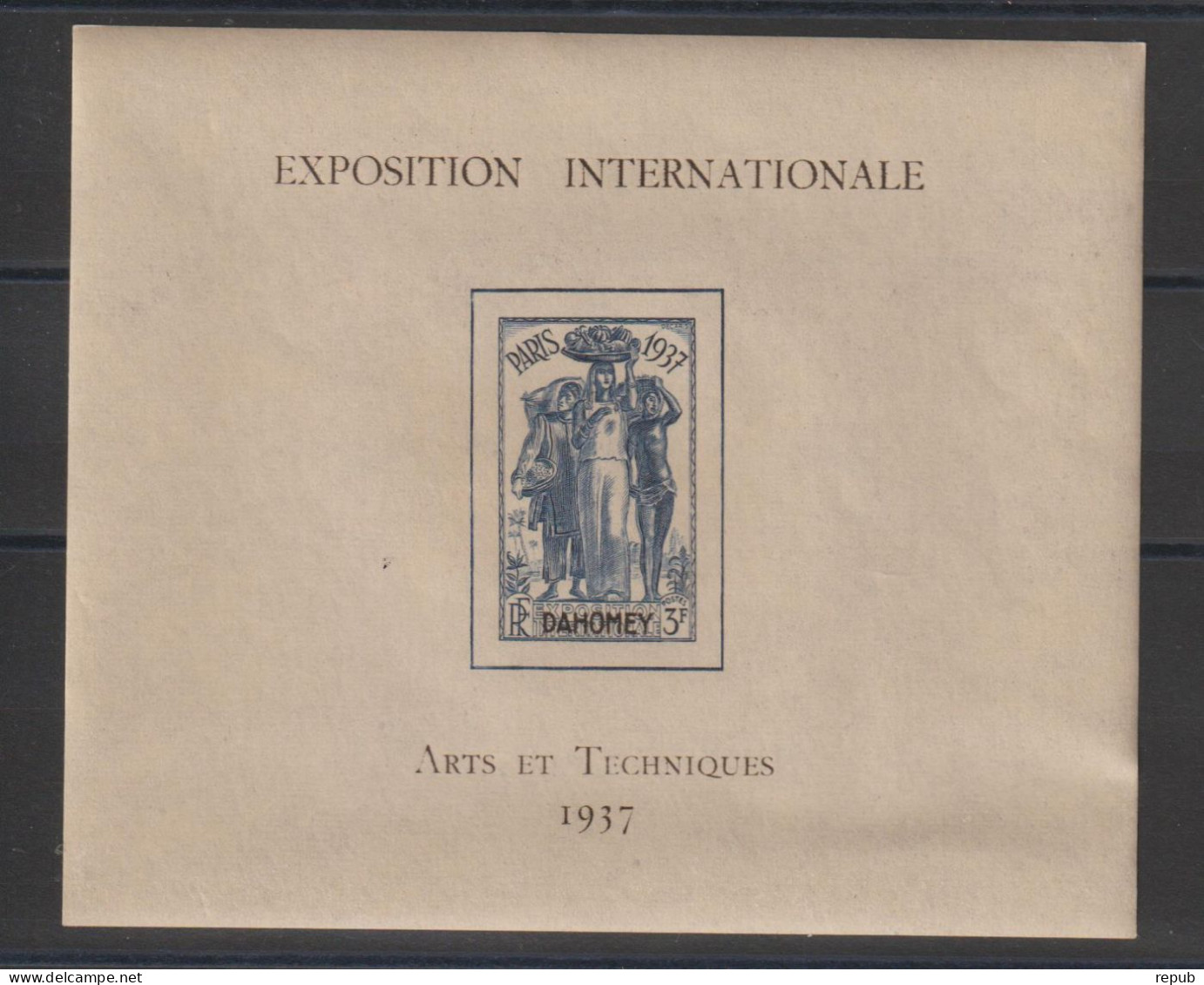 Dahomey 1937 Expo Paris BF 1 ** MNH - Ungebraucht