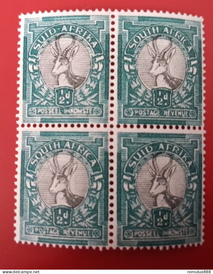 UNION 1947 SACC 55h CROSS HATCHED MINT BOCK OF 4 - Nuovi