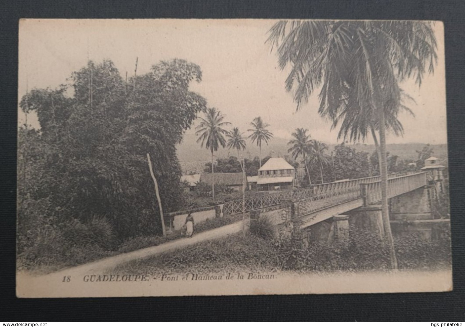 Guadeloupe,  Pont Et Hameau De La Boucan. - Storia Postale