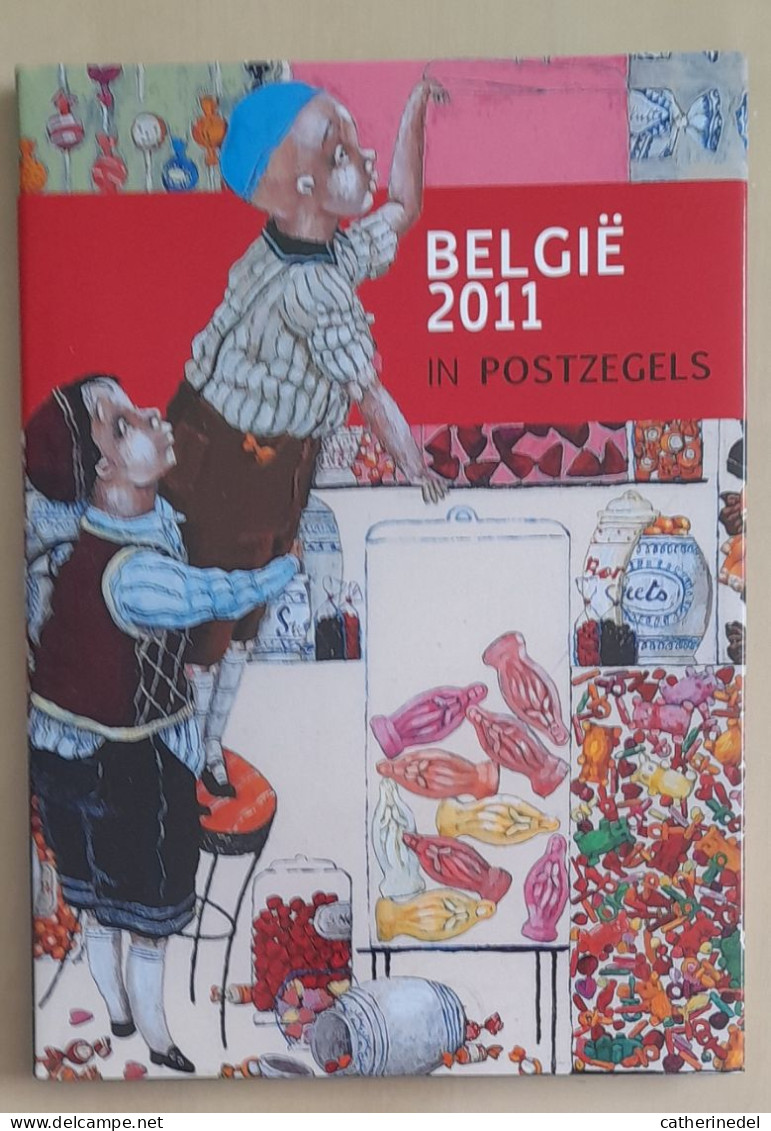 Année 2011 : Filatelieboek - Belgïe 2011 In Postzegels - BIEN LIRE !!!! - (Faciale +/- 212€) - Colecciones