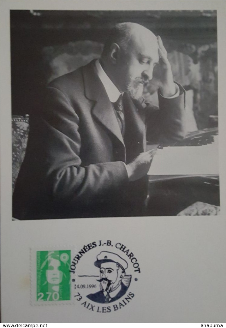 Carte Postale Journées JB Charcot. Obl 14 Sept 1996 Aix Les Bains - Andere & Zonder Classificatie