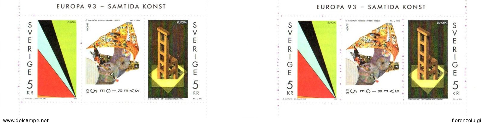 EUROPA CEPT 1993 GIRO COMPLETO LIBRETTI/BOOKLETS MNH** - 1993