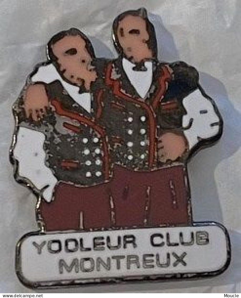 YODLEUR CLUB MONTREUX - SUISSE - CANTON DE VAUD - SCHWEIZ - SWITZERLAND - SVIZZERA  -    (JAUNE) - Musica