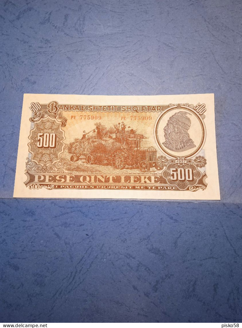 ALBANIA-P31 500L 1957 UNC - Albanien